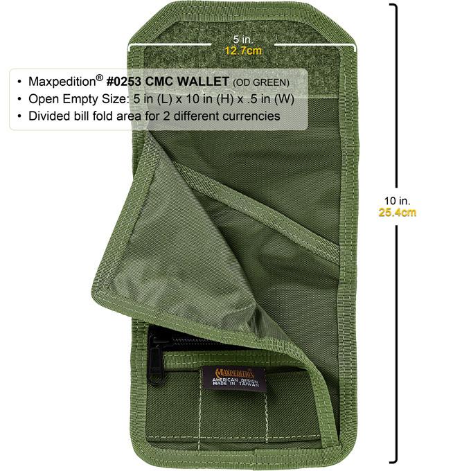 Maxpedition CMC Wallet OD Green 0253G - Naa Gear