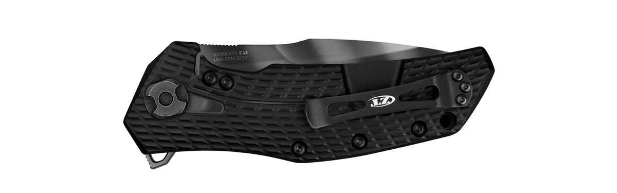Zero Tolerance 0308BLKTS CPM 20CV STEEL FOLDING KNIFE