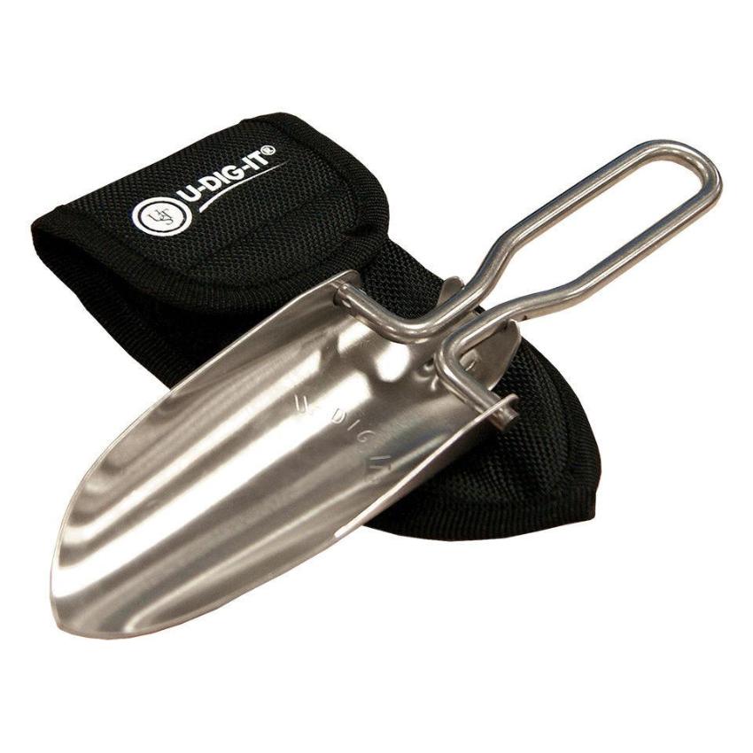 UST &quot;U DIG IT PRO&quot; Folding Stainless Steel Shovel - Naa Gear