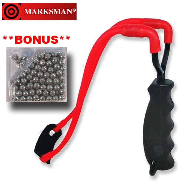 Marksman Slingshot w/ .30 Cal Ammo - Naa Gear