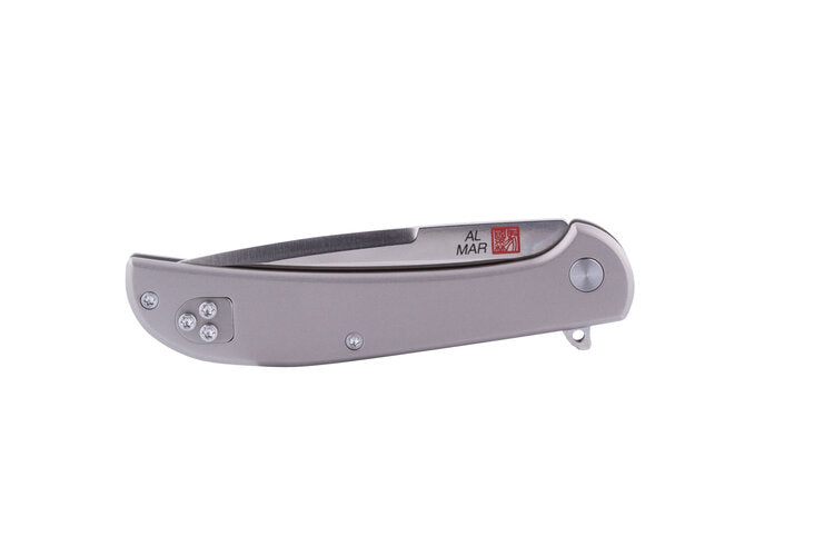 Al Mar Ultralight Hawk D2 EDC Folding Knife - Titanium Handle