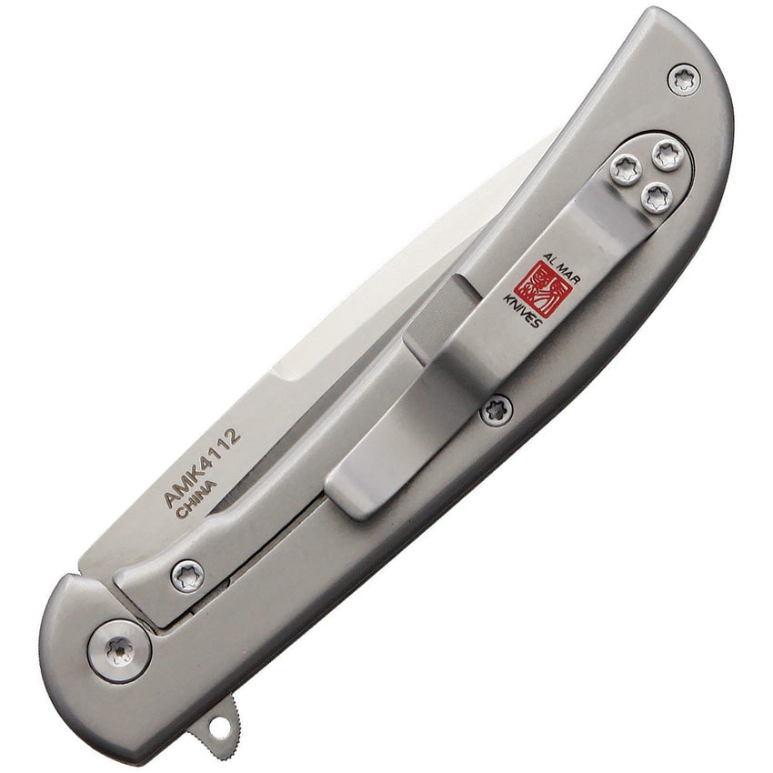 Al Mar Ultralight Hawk D2 EDC Folding Knife - Titanium Handle