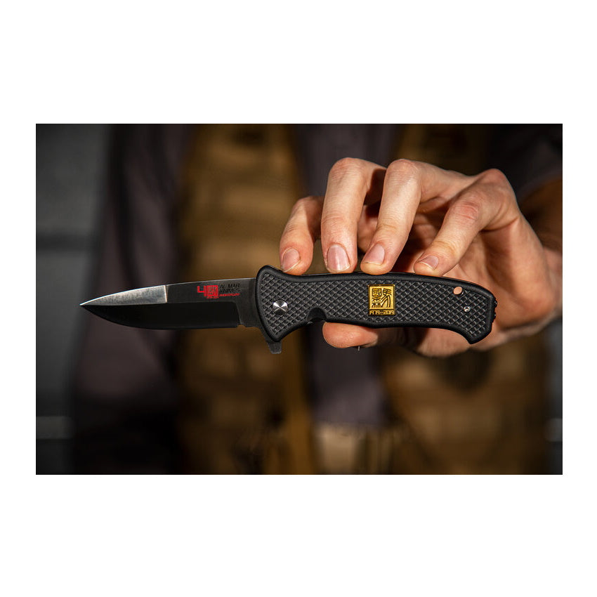 AL MAR 40th Annv SERE Tactical EDC D2 Folding Knife