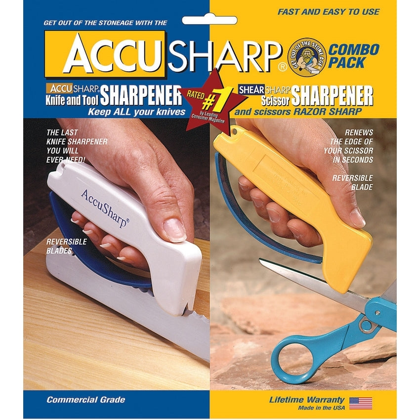 Accusharp Combo Knife Sharpener / Shear Sharpener - Naa Gear