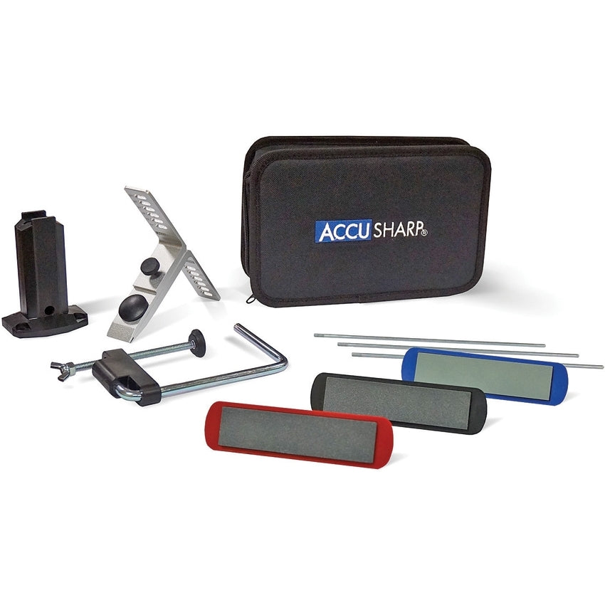 Accusharp Three Stone Precision Knife Sharpening Kit w/case - Naa Gear