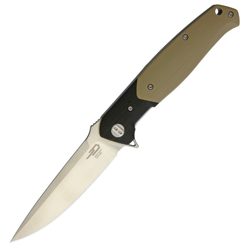 Bestech Swordfish D2 Folding Knife Beige
