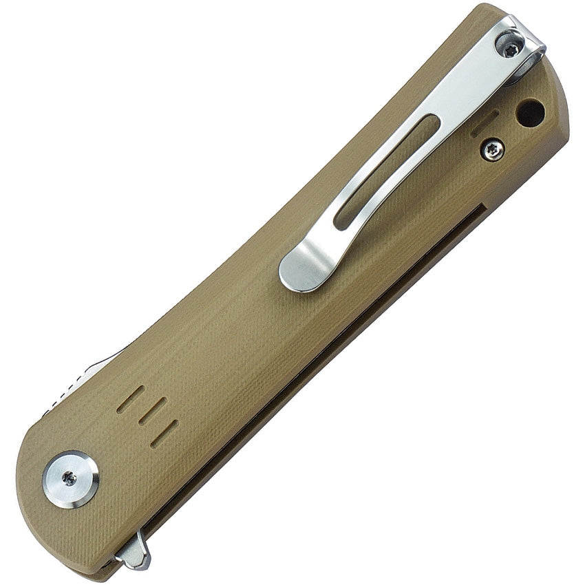 Bestech Kendo D2 Folding Knife Beige
