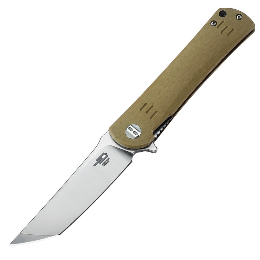 Bestech Kendo D2 Folding Knife Beige