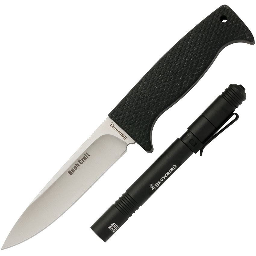 Browning Bushcraft Knife / Penlight Torch Combo - Naa Gear