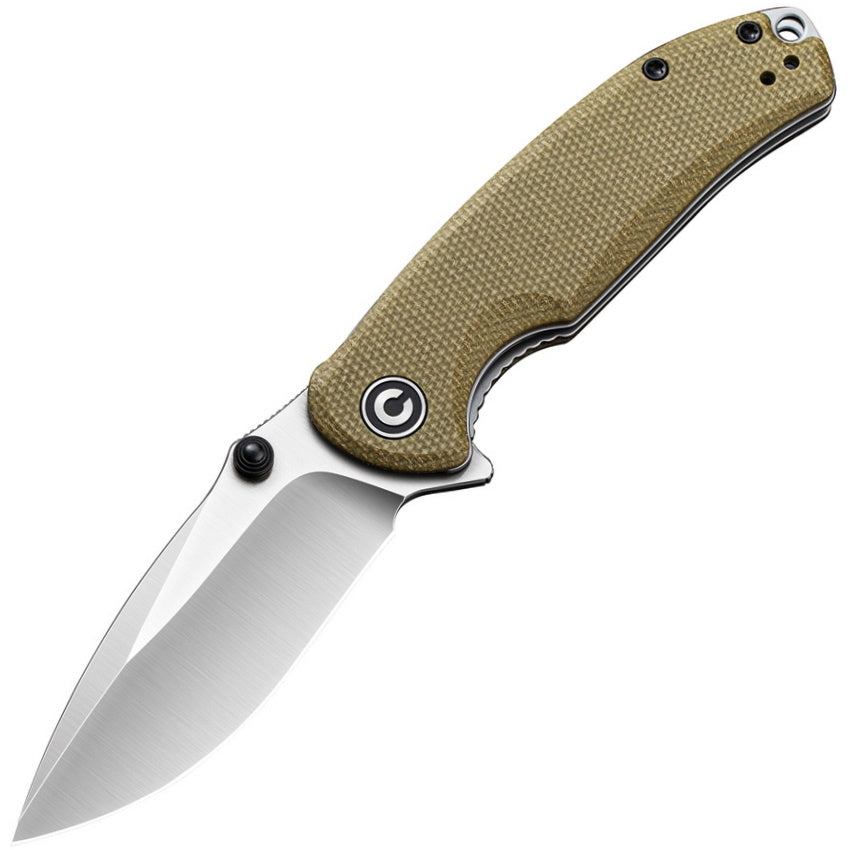CIVIVI Pintail Folding Knife CPM S35VN Steel Olive Micarta