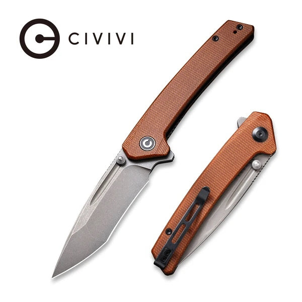 Civivi Keen Nadder Bohler N690 Folding Knife Micarta