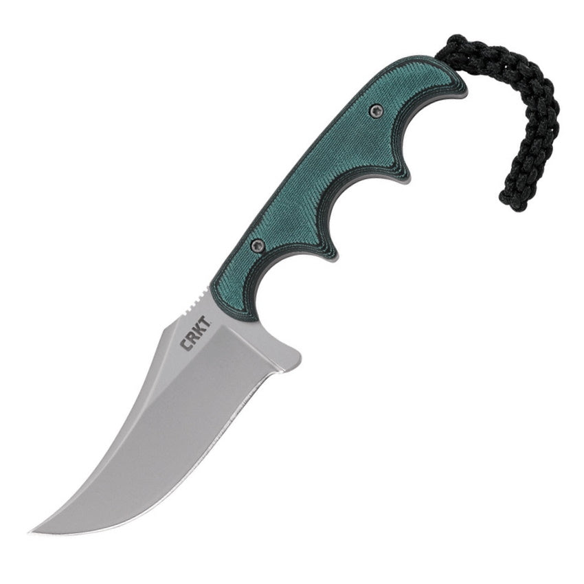 CRKT Minimalist Persian Neck Knife Green Micarta