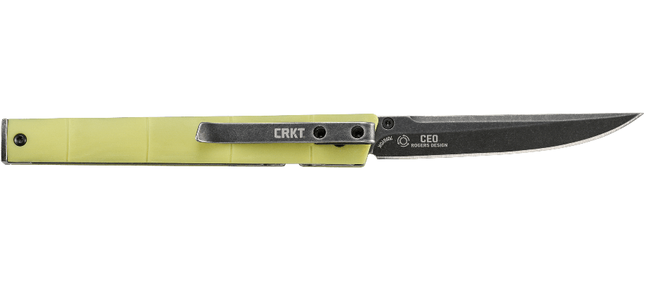 CRKT CEO Gentlemans Folding Knife Bamboo