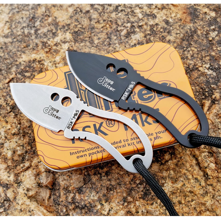 Doug Ritter Survival Knife and Tin RSK MK5-G2
