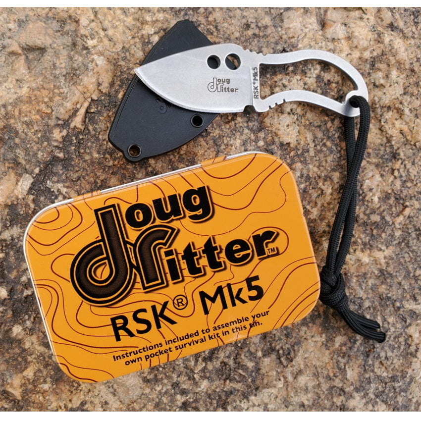 Doug Ritter Survival Knife and Tin RSK MK5-G2
