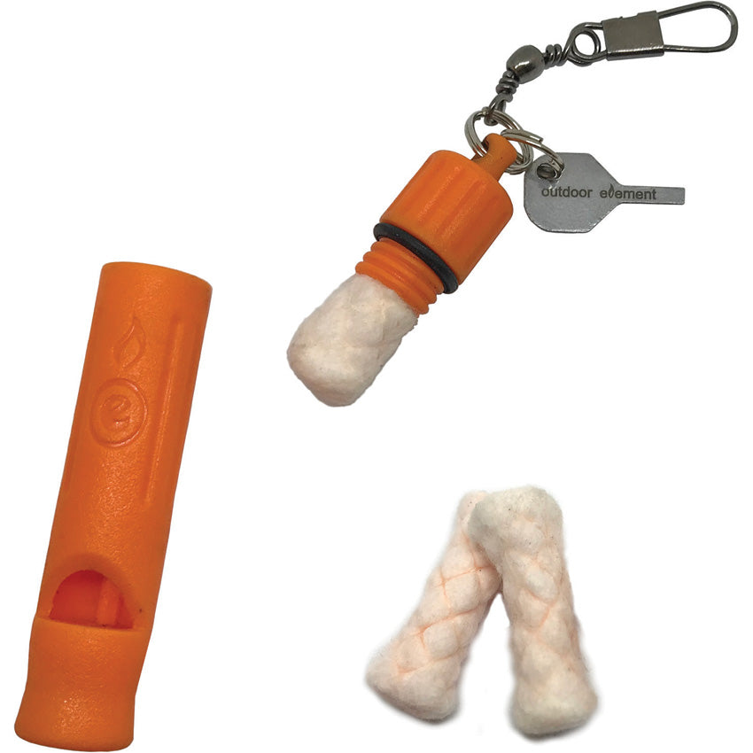 Wombat Whistle Vial Tinder Kit Orange - Naa Gear