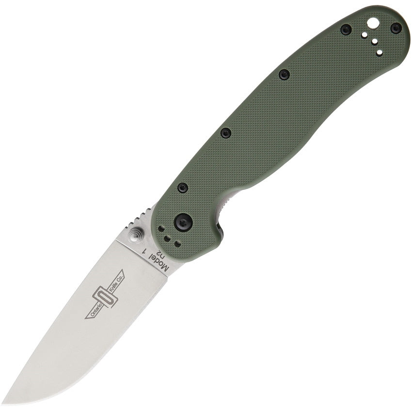 Ontario Rat 1 D2 Steel Folding EDC Knife 8867OD