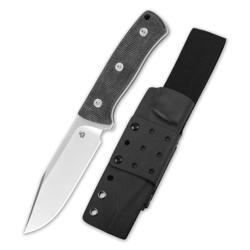 QSP Bison Fixed Blade Knife w/Kydex Sheath