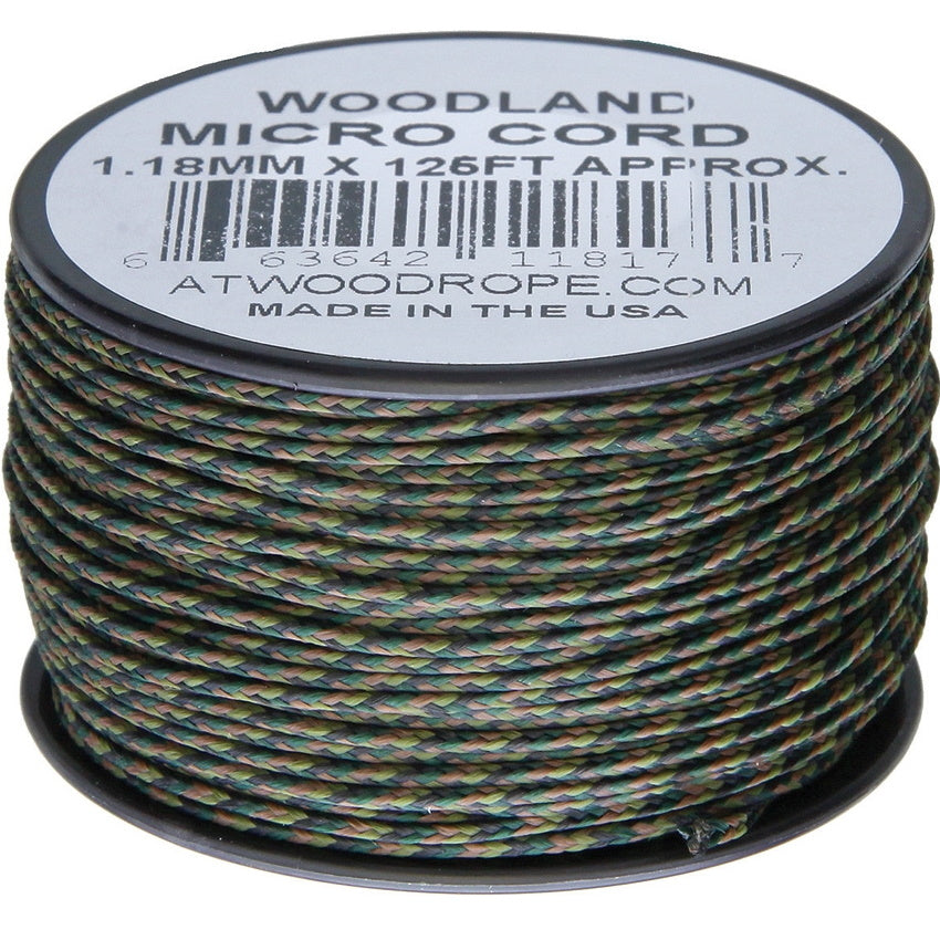 Atwood Rope Micro Cord Woodland 125ft