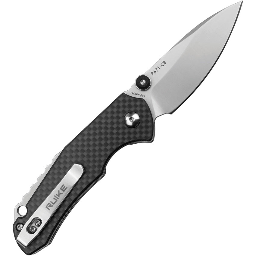 Ruike P671-CB Front Flipper Knife - Carbon Fibre - Naa Gear