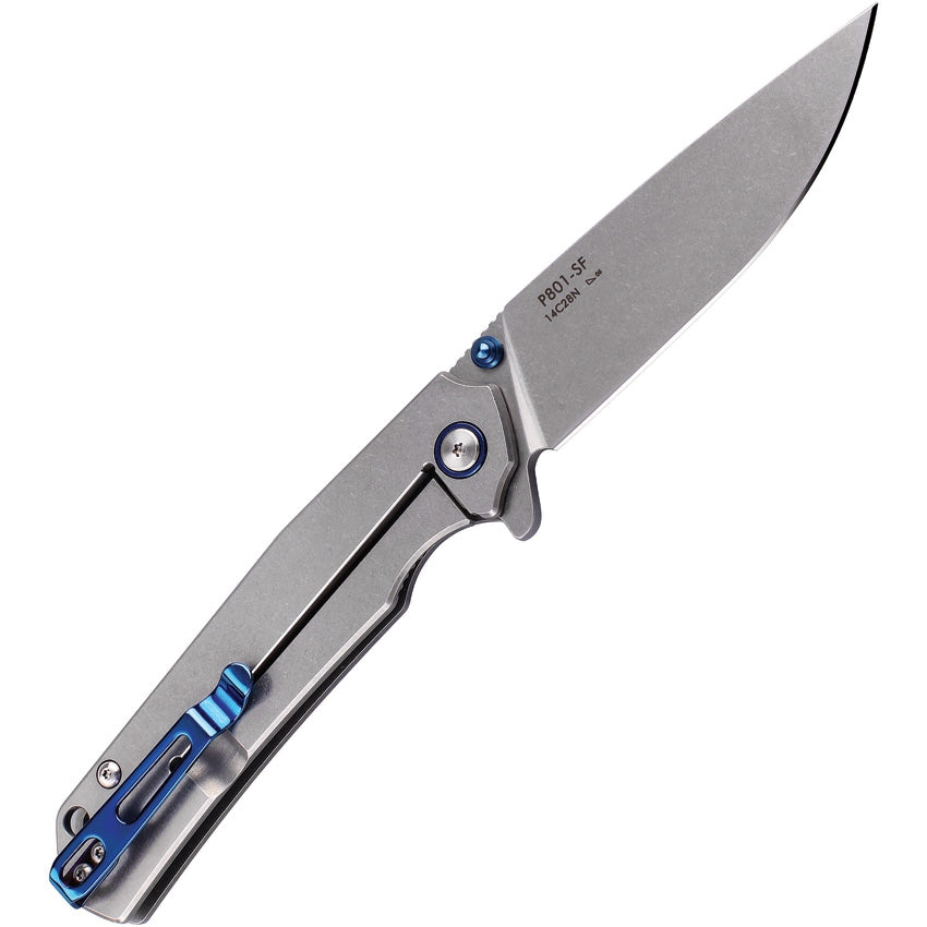 Ruike 801SF Framelock Flipper Knife Stainless Handles - Naa Gear