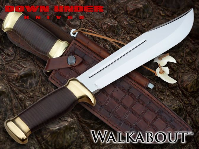 Down Under Knives The Walkabout Bowie Knife