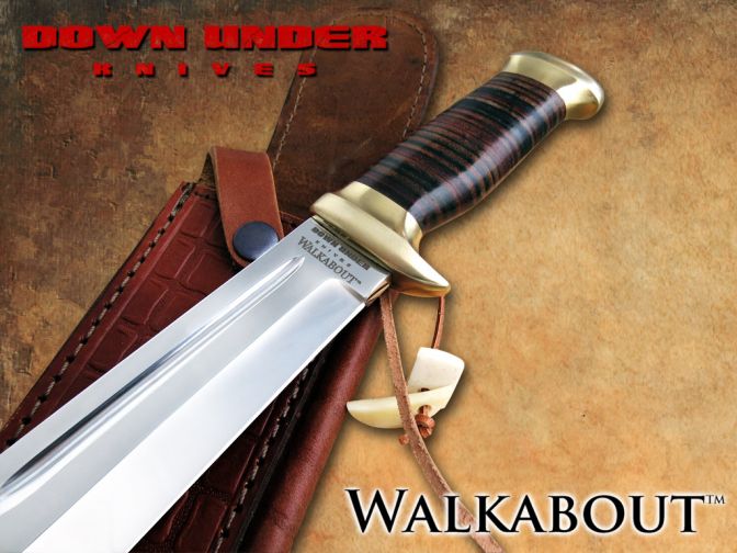 Down Under Knives The Walkabout Bowie Knife