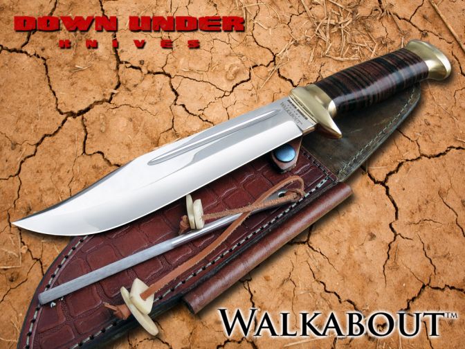 Down Under Knives The Walkabout Bowie Knife