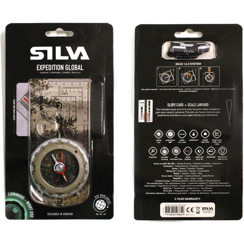 Silva Expedition Global Needle Compass (MN, ME, MS) - Naa Gear