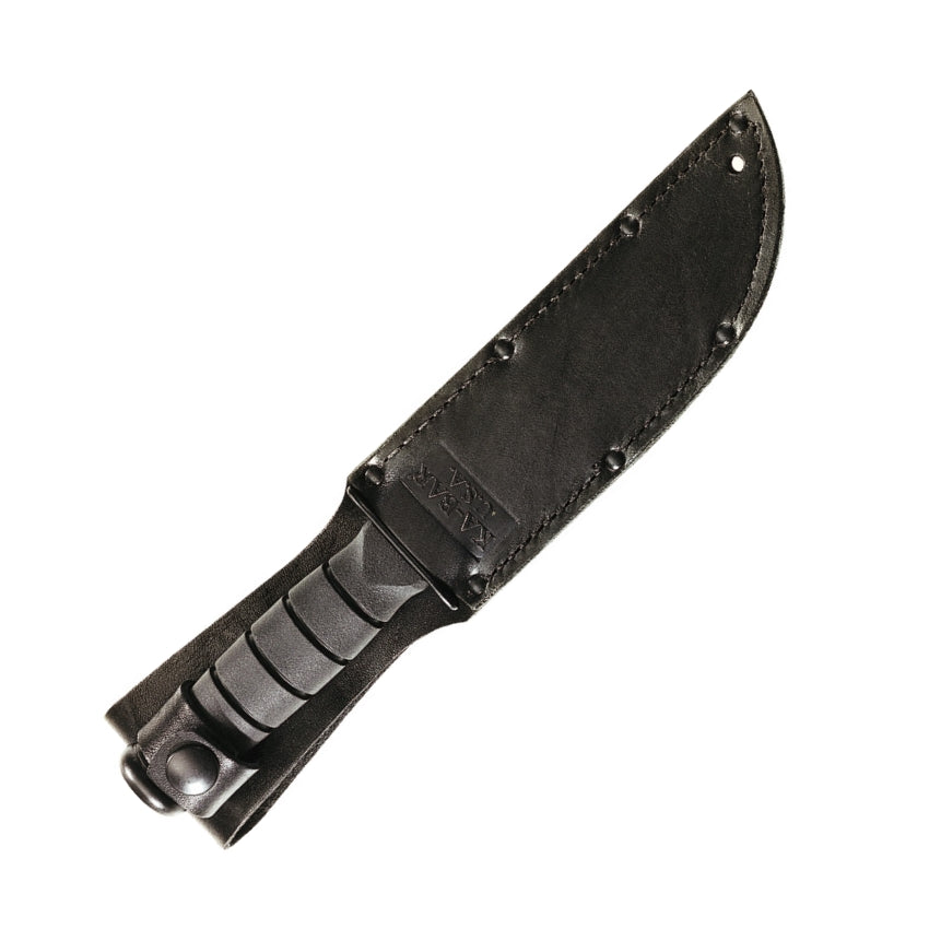 Ka-Bar Short Black Straight 1095 Cro-Van Tanto Knife 1254 - Naa Gear