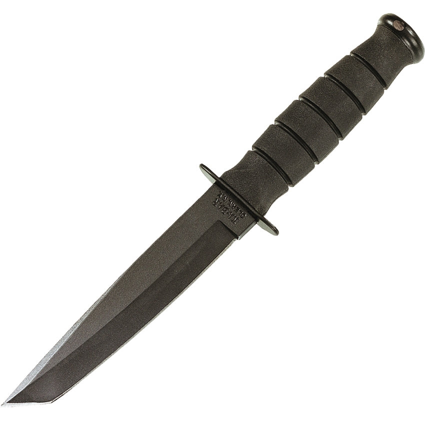 Ka-Bar Short Black Straight 1095 Cro-Van Tanto Knife 1254 - Naa Gear