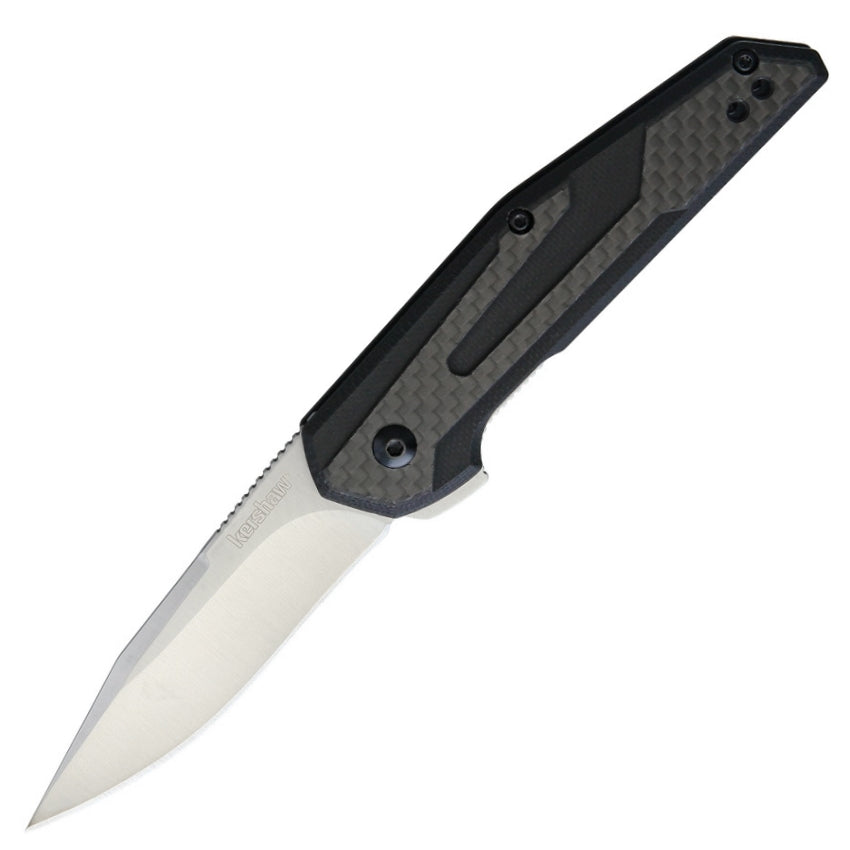 Kershaw Fraxion Black Satin Flipper Folding Knife 1160 - Naa Gear