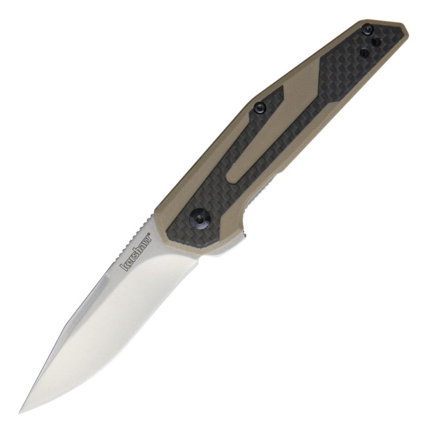 Kershaw Fraxion Tan Flipper Folding Knife 1160 - Naa Gear