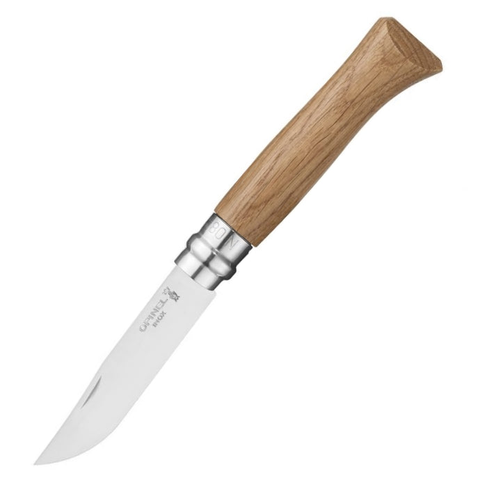 Opinel No 8 Stainless Steel Knife Oak - Naa Gear