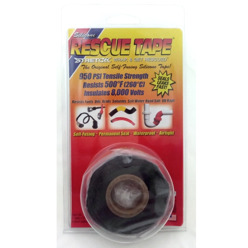 Rescue Tape Silicon Repair 950 PSI Premium Black - Naa Gear